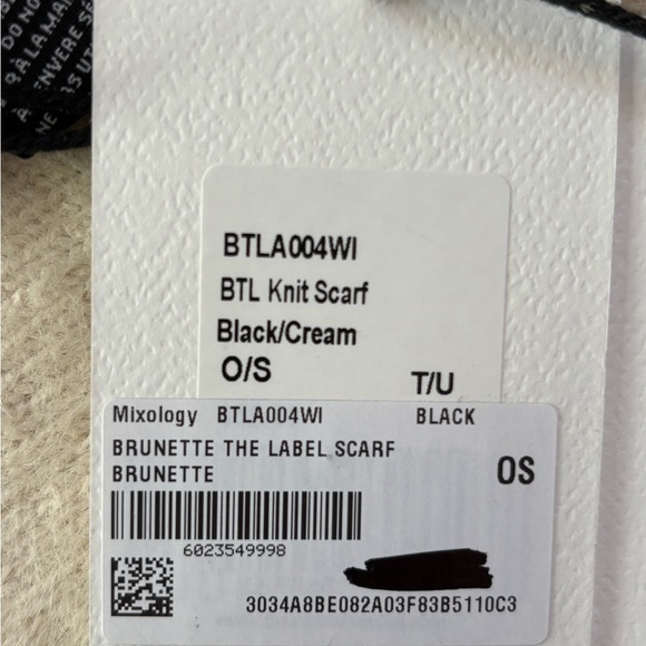 Brunette The label knit scarf - Picture 4 of 6